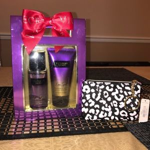 Victoria secret gift set and VS coin case bundle